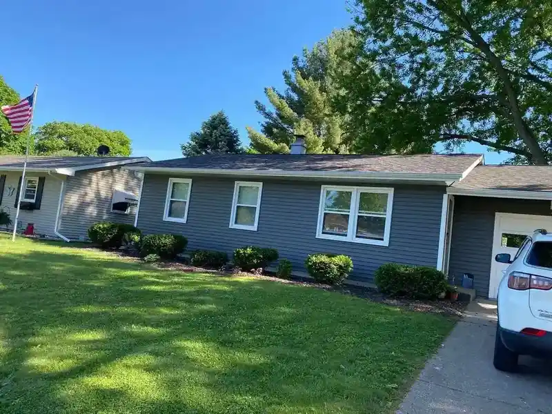 completed siding project