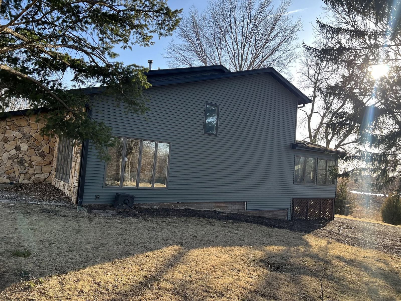 gray home exterior