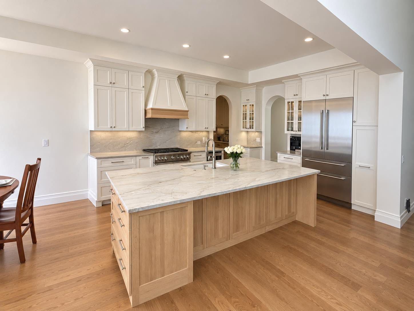 Completed kitchen and dining room expansion
