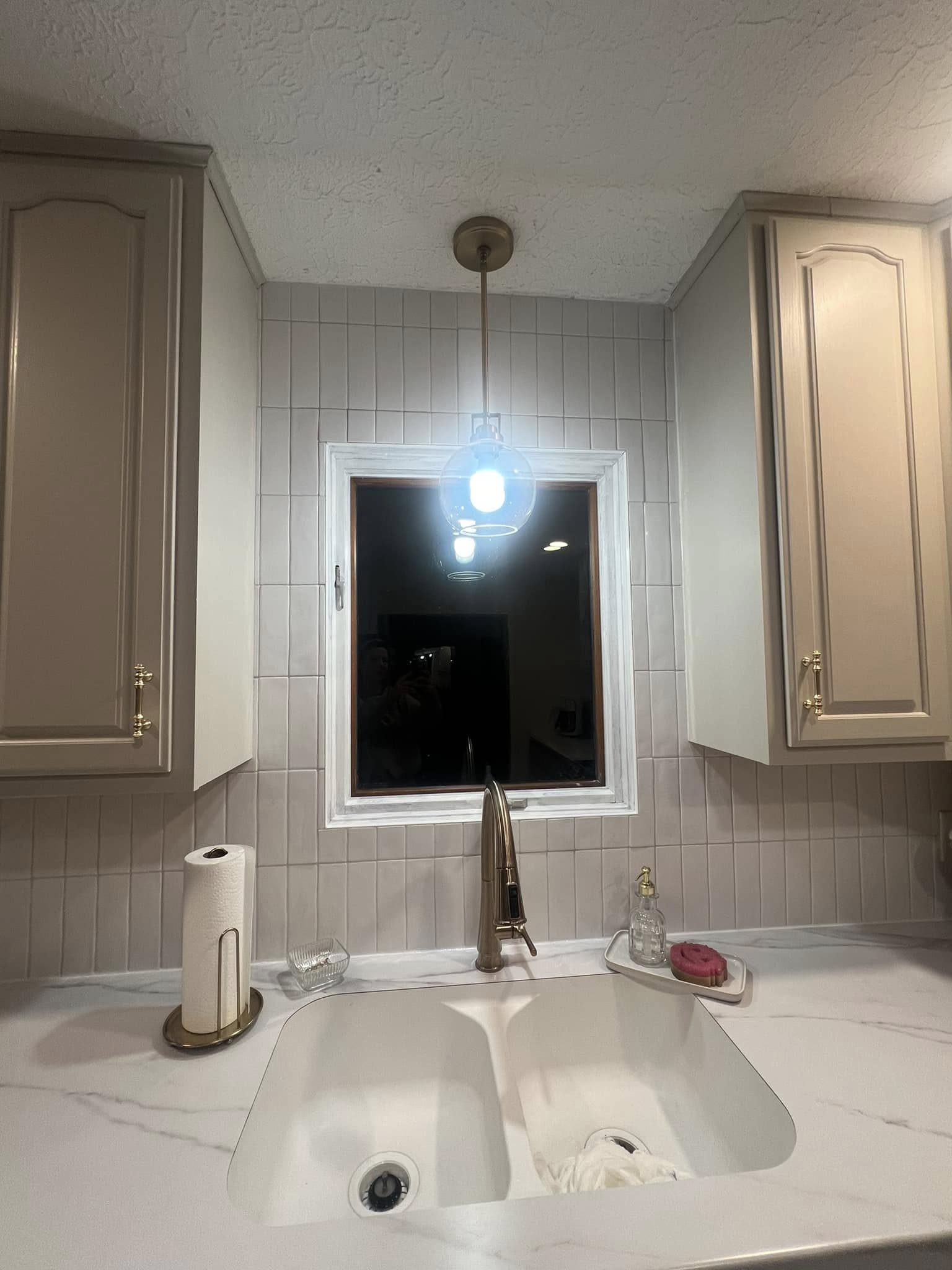 Bathroom double vanity remodel Davenport IA